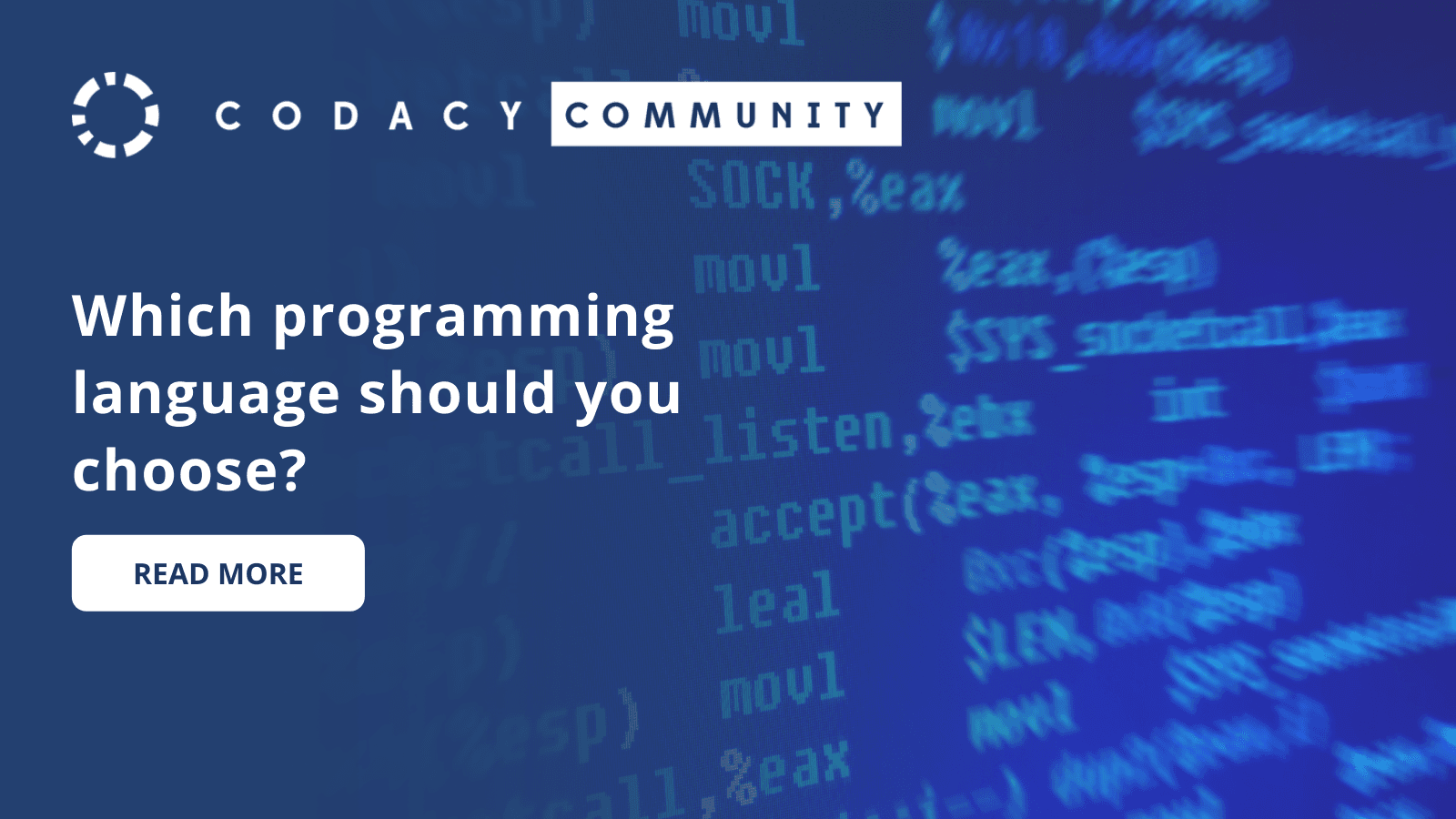 Which programming languages should you choose?